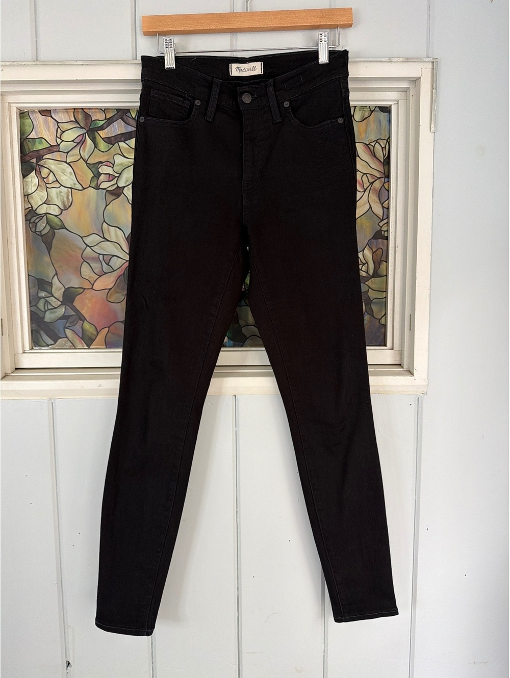 Madewell High-Rise Skinny Black Jeans Size 27T
